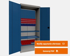 Konfigurator 3D metalowych szaf narzędziowych SN900